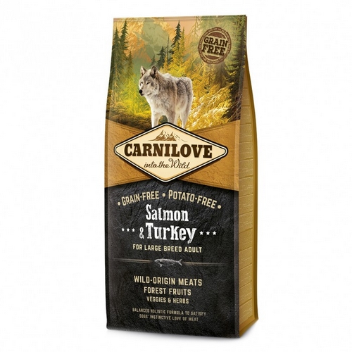 CARNILOVE DOG AD LARGE SAUMON/DINDE	sac/1,5kg